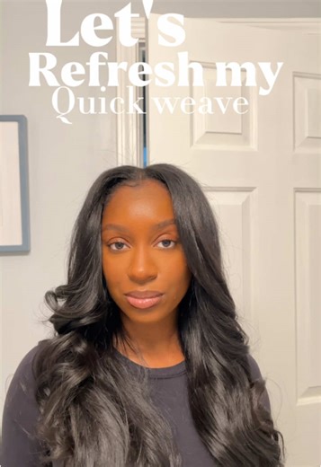 4 week quick weave refresh! All of the items used in this video is on my Amazon storefront. Even the heatless rollers! Comment ”links” and I will dm it to you. Hair- deep wave 22,24,24,24 Install- Me 😉 #quickweavestyles #quickweavetutorial #washday