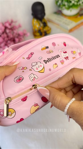 Kanika | Meesho Finds on Instagram: "Kawai Large Capacity Pouch From Meesho Pouch 🎀🌸 ✨ ✨ This cute Kawaii pencil case is a must-have Meesho Pouch for girls and students 🎀✏️. Designed with large capacity and a stylish pearl zipper, this Meesho Pouch keeps all your stationery neatly organized 💖. A trendy and durable Meesho Pouch perfect for school, college, and gifting 🎁. Add this adorable Meesho Pouch to your collection today 🛍️😊. Love stationery content? Subscribe now and stay inspired!me