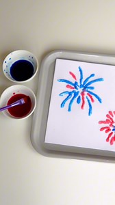 Salt Painted 🧂 ❤️ 💙 Trace the template with white glue, shake on salt, shake off the excess and then add watercolor paint to the salt! Get the template and full tutorial 👇 #kidsactivities #SummerCrafts | The Best Ideas for Kids