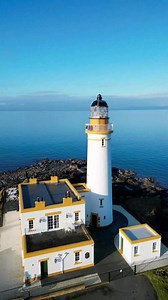 The calm before the storm? ⚓ Yesterday was the most beautiful and calm day at Trump Turnberry Lighthouse. Not even a whisper of wind. 🌬️ | Trump Turnberry