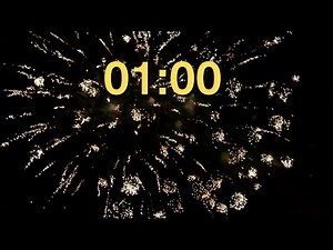 1 min - Sizzling Firework Countdown Timer!