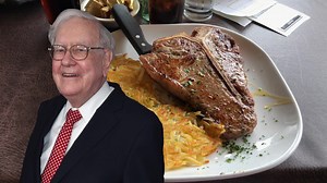 We ate at Warren Buffett’s favorite Omaha steakhouse — and got a peek into his private dining room. | Business Insider