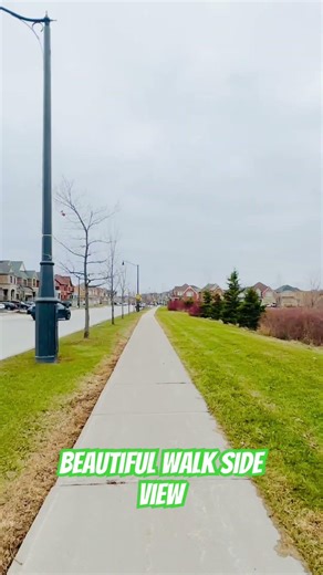 Beautiful Walk Side View | Peaceful Nature Walk 🚶‍♂️✨ # true_canada