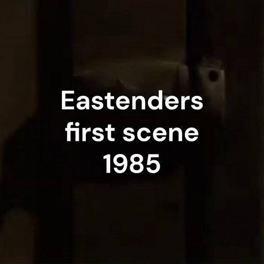 eastenders first scene 1985 short clip vintage tv