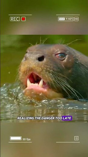 Giant Otters vs Crocodile — When the Apex Predator Becomes the Prey