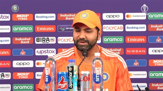 2.8M views · 179K reactions | ️️ The team's atmosphere is really good and relaxed  #TeamIndia Captain Rohit Sharma ahead of the semi-final clash against New Zealand in Mumbai #CWC23 | #MenInBlue | #INDvNZ | Indian Cricket Team | Facebook