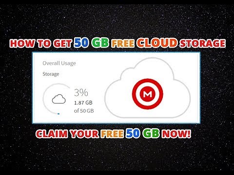 How to get 50 GB free cloud storage