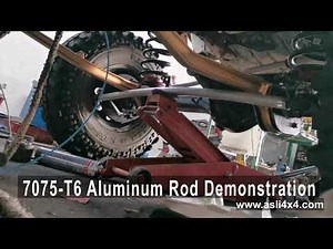 7075 T6 Aluminum Rod Demostration