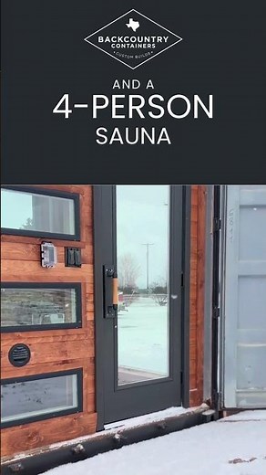 SaunaPlunge Container - Check out this modern design!