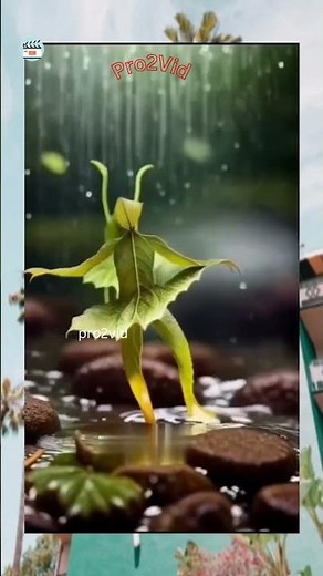 Mesmerizing AI Animation: Dancing Leaves in a Nature-Inspired Visual Symphony