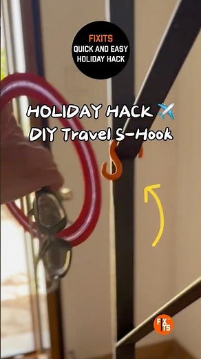 DIY Travel S-Hook ✈️ The Holiday Hack You Need