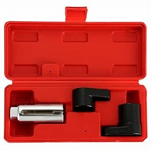 FLKQC 5pcs Oxygen Sensor Socket, Automotive Oxygen Sensor Socket Set, 3/8" 1/2" Drive x 7/8" 22mm O2 Sensor Removal Tool Kit