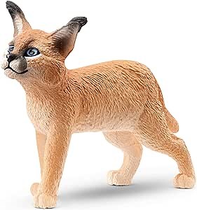 Schleich Wild Life -, Wild Animal Jungle Safari Toys for Kids, Baby Caracal Toy Figurine, Ages 3+