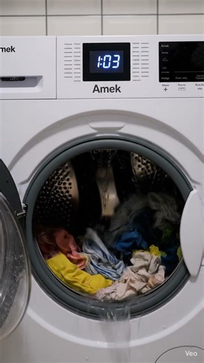 Amek brand new washing machine full cycle load