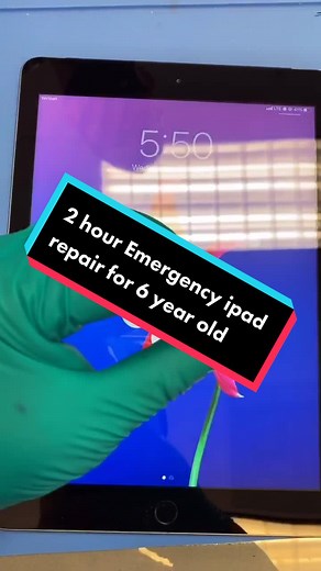 iPad 6th generation a1954 emergency 🚨 repair for 6 year old granddaughter. #123phonedoctor