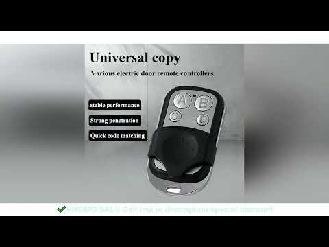 433MHz Remote Control 4CH Car Key Garage Door Gate Opener Duplicator Universal Copy Garage Door Car