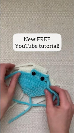 Crochet a Plush Ray in 45 Min! | Free YouTube Tutorial