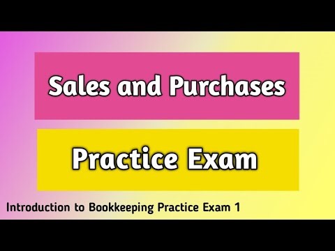 AAT Level 2: Introduction to Bookkeeping Practice Exam 1