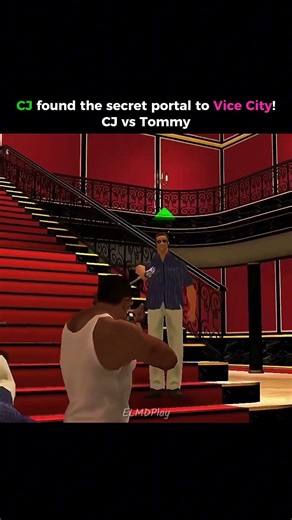20 Years Later: CJ Enters Tommy's Mansion #gtasanandreas #gtavicecity