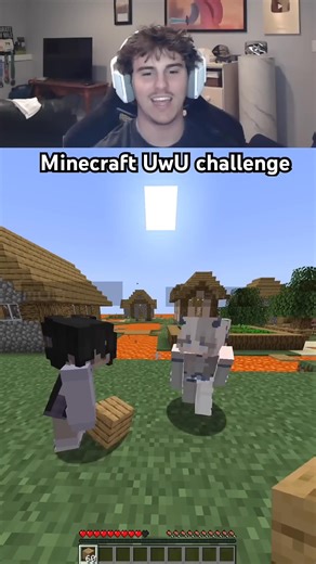 Minecraft Uwu Challenge #minecraft #reels | Daquavis Gaming