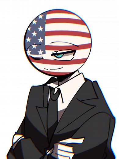 カントリーヒューマンズ: アメリカのかっこいいイラスト