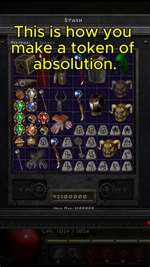 Stop Messing Up Your Build! 😱 How to Reset Stats in D2R #shorts