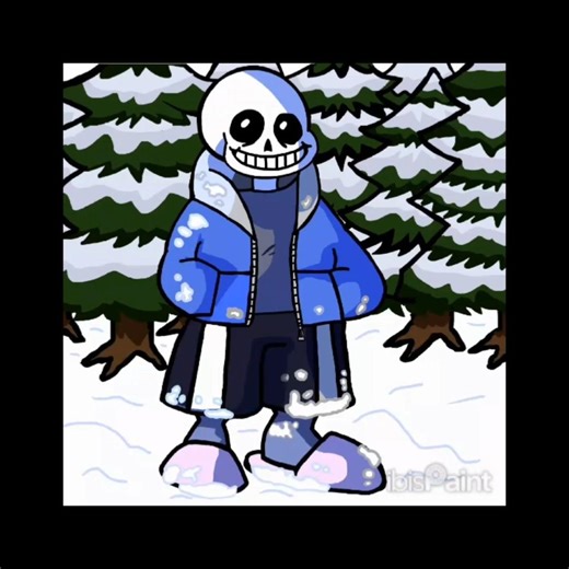Sans fanart video ( 60s ) #fanart #undertale #sans #timelapse #art