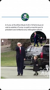391K views · 10K reactions | Hier, dans le jardin de la Maison Blanche, Donald Trump a partagé un moment de complicité avec X Æ A-12, le fils d’Elon Musk. Le petit garçon de 4 ans a marché avec Trump vers le Marine One, riant et posant pour les photographes. Cela contrastait avec sa première apparition en février, plus turbulente le doigt dans le né. . Suivez-nous sur @cultination.officiel pour plus d’infos chaque jour 易 . Source de l’Infos : Paris Match | Cultination | Facebook
