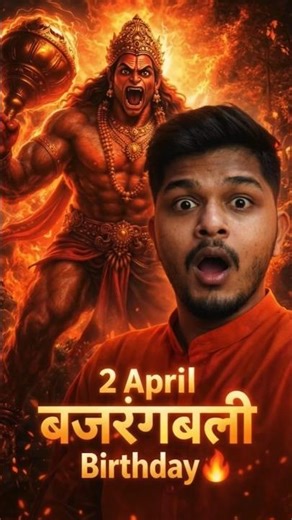 Hanuman Jayanti 2026 Special | Bajrangbali Ka Birthday | Horror Ankit | #shorts