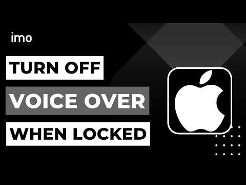How to Turn Off Voice Over on iPhone When Locked !