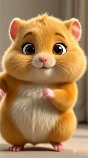 Cute Dancing Hamster 🐹 | 3D AI Animation #shorts