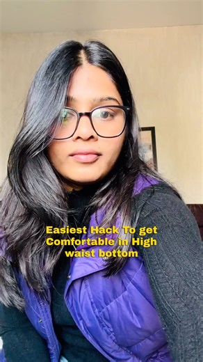 Easiest Hack To Feel Comfortable In High Waist Bottoms ✨ | Fashion Hack For Girls #ytshorts #hacks