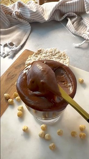 How to Make Nutella at Home (Healthy Version) #recipe #middleeasternsweets #chocolate