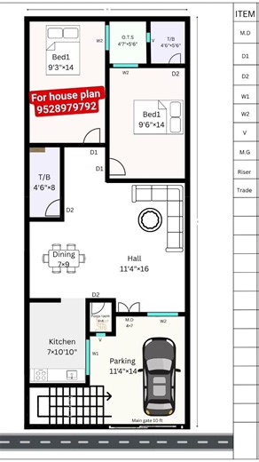 2bhk pooja room with 4 whealer parking