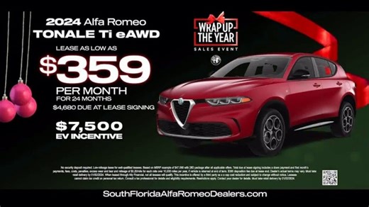Alfa Romeo Wrap Up the Year Sales Event TV Spot, 'Bridge' [T2]