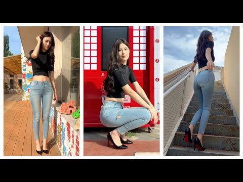 Body-Flattering fashion style | Basic & Dynamic : Croptop and skinny jeans p2