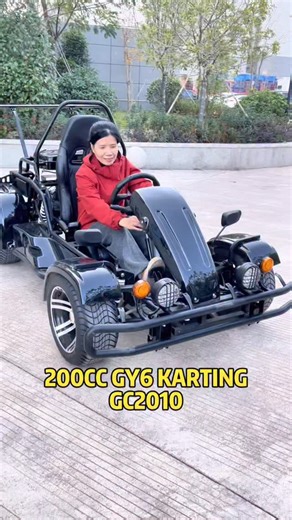 Yang Emily on Instagram: "200cc GY6 Engine Racing go kart, four wheel motorcycle, karting factory #gokart #karting"