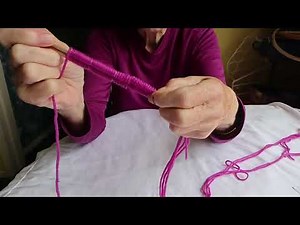 Two stick weaving