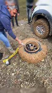 Using Fire To Mount Car Tire Gone Wrong