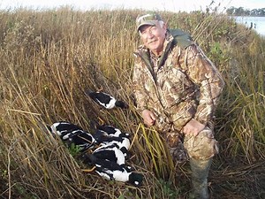 Benelli`s American Safari hosted by Tom Knapp Goldeneye duck hunting in The California Delta.