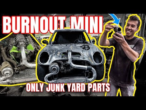 Building a Turbo Kit for my V8 Mini Cooper with ONLY Junkyard Parts