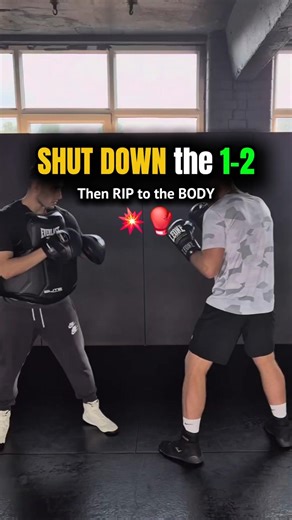 How to defend and counter the 1-2 🥊 #howto #defend #boxing #counter #boxingcoach #sweetscience