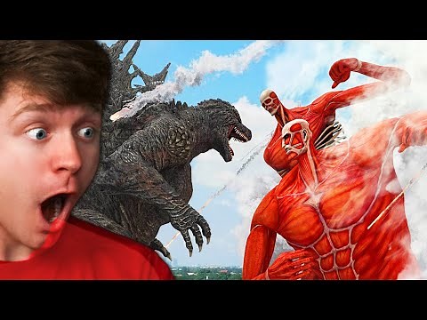 GODZILLA MINUS ONE vs ATTACK ON TITAN in REAL LIFE!