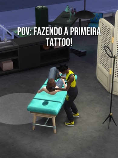POV: Fazendo a primeira tattoo! #thesims #thesims4 #sims #sims4 #sims4mods #sims4build #sims4ccfinds #thesims4cc