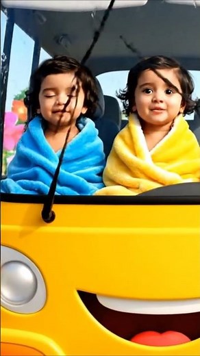 Wheels on The Bus baby version by LetsgoMartin #kidsvideo