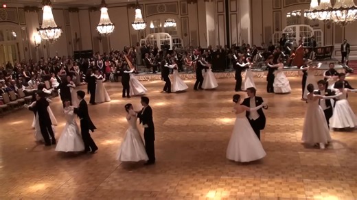 Imagine yourself twirling on the dance floor ✨, wearing a big princess gown 👑💃… it feels like a true dream come true 💖🌙. | The Elegant Waltz