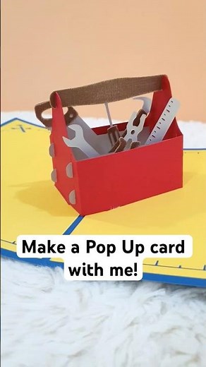 DIY Pop Up Tool Box Card - Cricut Projects