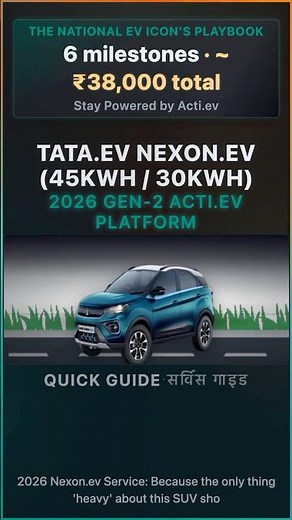 2026 Tata Nexon.ev Service Guide: 45kWh Battery Health & ADAS Maintenance | Car Context NS