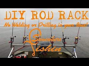 You Finally Found It! DIY Rod Rack For Your Jon Boat
