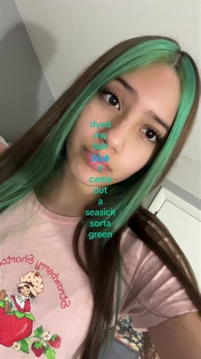 Transforming Hair: From Blue to Seasick Green